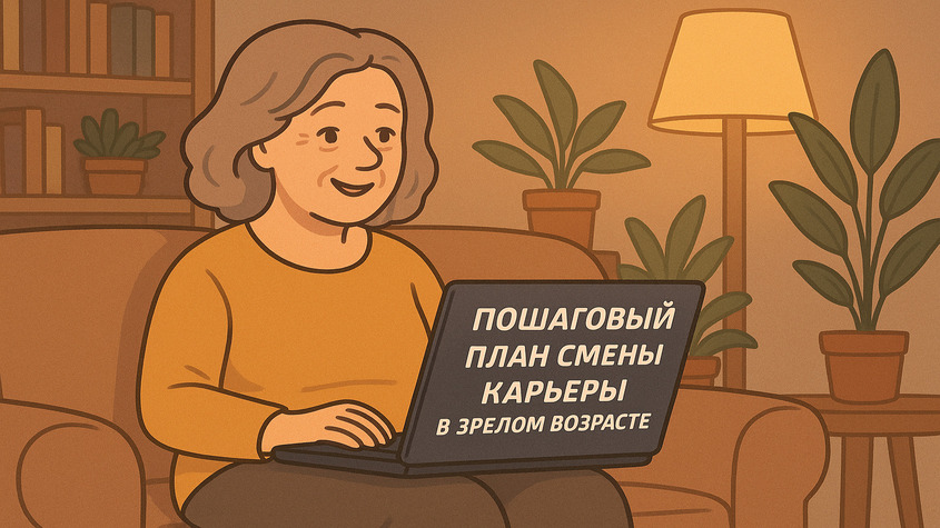 Смена профессии в зрелом возрасте: пошаговый план действий