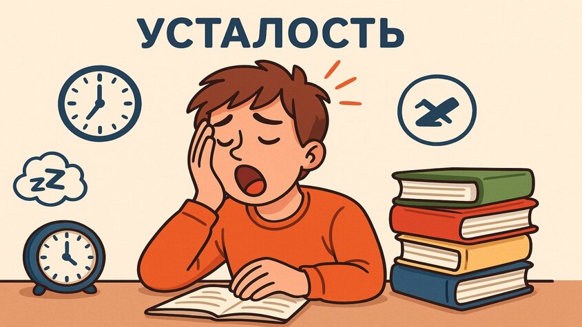 Физические симптомы экзаменационного стресса: усталость, бессонница и головные боли