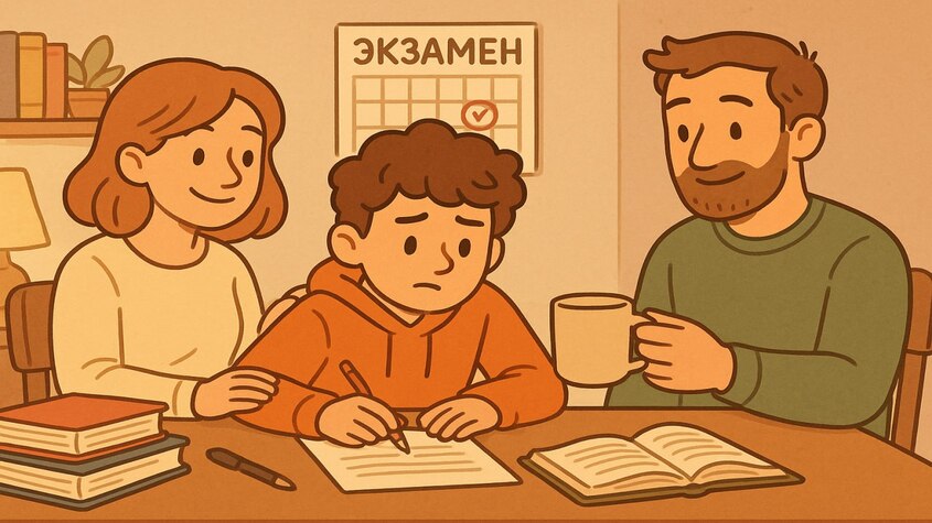 Как родителям поддержать ребенка перед экзаменами, не создавая дополнительного давления