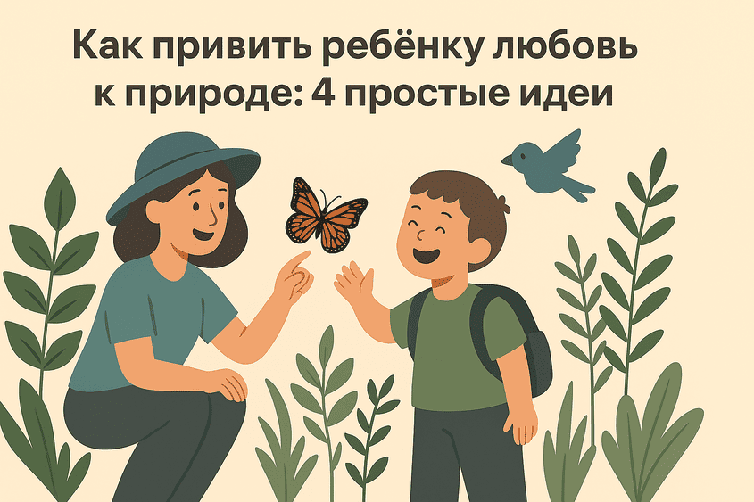 Как привить ребёнку любовь к природе: 4 простые идеи