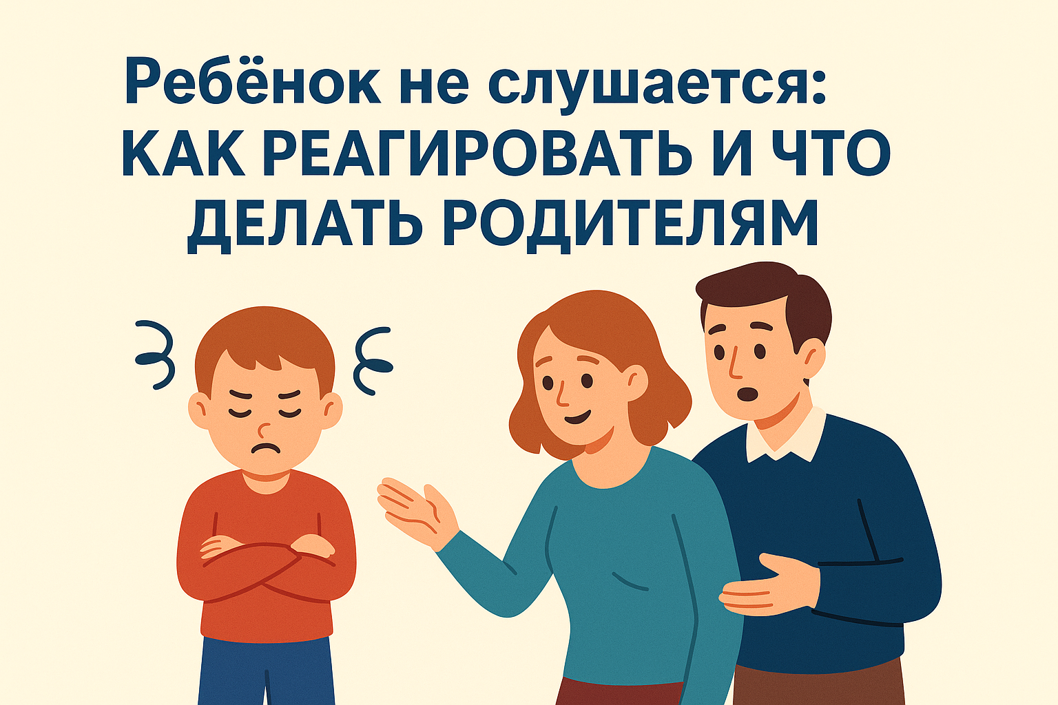 Ребёнок не слушается: как реагировать и что делать родителям