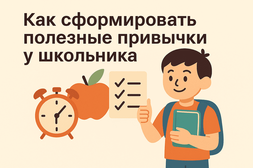 Как сформировать полезные привычки у школьника
