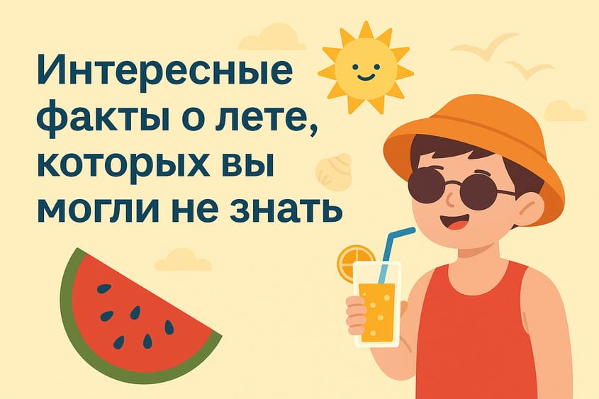 Интересные факты о лете, которых вы могли не знать
